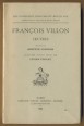 Francois Villon oeuvres