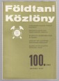 Földtani Közlöny. A Magyar Földtani Társulat folyóirata. 100. kötet. 4. füzet