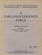 A parlamentárizmus sorsa
