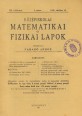 Középiskolai Matematikai és Fizikai Lapok. XII. évfolyam 2. szám, 1935. október 15.
