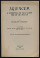 Aquincum. A Description of Excavations and of the Museum