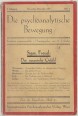 Die Psychoanalytische Bewegung. I. Jahrgang, November - December, 1929.