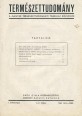 Természettudomány. A Magyar Természettudományi Társulat közlönye I. évfolyam, 1-2. szám, 1946. január-február