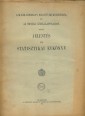 A M. Kir. Kormány 1930. évi működéséről és az ország közállapotairól szóló jelentés és statisztikai évkönyv