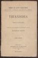 Thukydides - görögül és magyarul. I. kötet