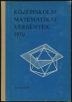 Középiskolai matematikai versenyek 1970