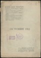 Collections. Octobre 1912