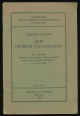 Zum Problem von Larange. Vier Vorträge im Mathematischen Seminar der Hamburgischen Universität (7.-24. Juli 1928)