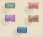 5 darab bélyeg és bélyegző Komárom visszafoglalásának emlékére