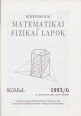Középiskolai Matematikai és Fizikai Lapok. 43. évfolyam 6. szám, 1993. szeptember
