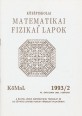 Középiskolai Matematikai és Fizikai Lapok. 43. évfolyam 2. szám, 1993. február