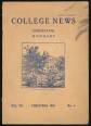 College News of English Boarding School. VoI. VII. No. 1. Christmas 1946