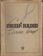 Orion rádió, service-könyv