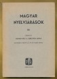 Magyar Nyelvjárások XIII., 1967