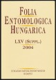 Rovartani Közlemények. Folia Entomologica Hungarica. Volume LXV., 2004.