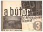 A Bútor. Lakásberendezési folyóirat. III. évfolyam, 1937. március