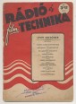 Rádió és Filmtechnika. II. évf. 10. szám, 1949. október