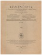 Közlemények az Erdélyi Nemzeti Múzeum történeti-, művészeti- és néprajzi tárából. IV. 1-2., 1944