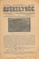 Székelység. IV. évf. 7-8. szám, 1934. július-augusztus