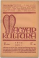 Magyar Kultúra. III. évf. 17. szám, 1915. szeptember 5