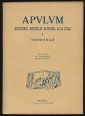 Apulum. Buletinul Muzeului Regional Alba Iulia I. 1939-1942