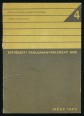 Magyar Építőművészek Szövetsége elméleti közleményei IV. kötet. Építészeti tanulmánypályázat 1980