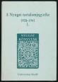 A Nyugat tartalomjegyzéke 1908-1941. I.