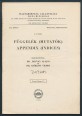 Függelék (mutatók) - Appendix (indices). XIX. kötet F. füzet. Mollusca, Tentaculata