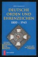 Deutsche Orden und Ehrenzeichen: 1800 - 1945