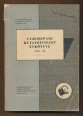 A Cukoripari Kutatóintézet Évkönyve 1951-52