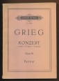 Grieg Konzert a moll - A minor - la mineur Opus 16