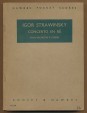 Concerto en ré pour orchestre a cordes 1946