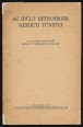 Idült betegségek kezdeti tünetei. A Budapesti Orvosi Kör 1935/36. év sorozatos előadásai
