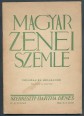 Magyar Zenei Szemle IV. évf., 2-3. szám