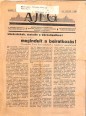 A Jég. A korcsolyázósporttal foglalkozó időszaki lap. XXIII. évfolyam, 1. szám. 1937. október 4.