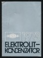 Elektrolit-kondenzátor. 1973.