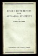 Finite Differences for Actuarial Students