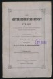 Das Oesterreichhische Budget für 1862. Dritters Heft