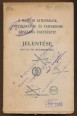 A Magyar Fatermelők, Fakereskedők és Faiparosok Országos Egyesülete jelentése 1919-20. évi működéséről
