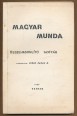 Magyar - munda összehasonlító szótár