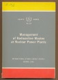 Management of Radioactive Wastes at Nuclear Power Plants