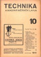 Technika. A magyar mérnök lapja. 22. évfolyam 10. szám, 1941.