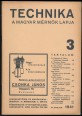 Technika. A magyar mérnök lapja. 22. évfolyam 3. szám, 1941.