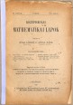 Középiskolai Mathematikai Lapok XV. évfolyam 9. szám, 1908. április