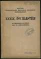 Magyar Kéményseprők Országos Egyesülete Elnökségének XXXIX. évi jelentése az Országos Egyesület 1942. évi működéséről