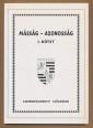 Másság - azonosság I. kötet