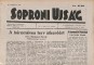 Soproni Ujság. III. évfolyam 117. szám, 1947. május 25.