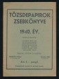 Tőzsdepapírok zsebkönyve 1940. év
