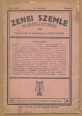 Zenei Szemle. X. évfolyam., 4. szám. 1926. február