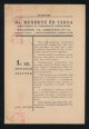Árjegyzék. Dr Bendetz és Társa könyvesbolt és tudományos antikquarium 1937. május